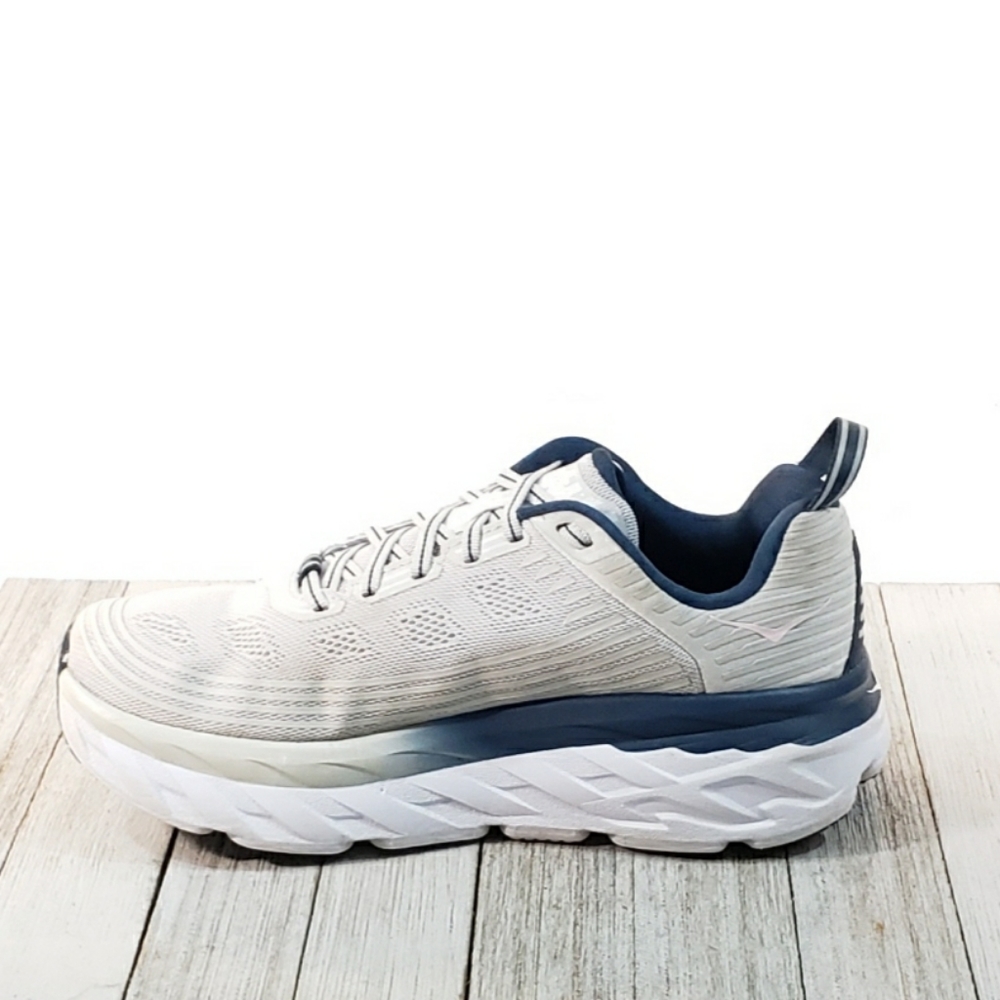 HOKA ONE ONE Bondi 6 Athletic Running Sneakers Whi_2